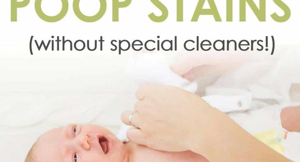 How to Get Baby Poop Out of Clothes