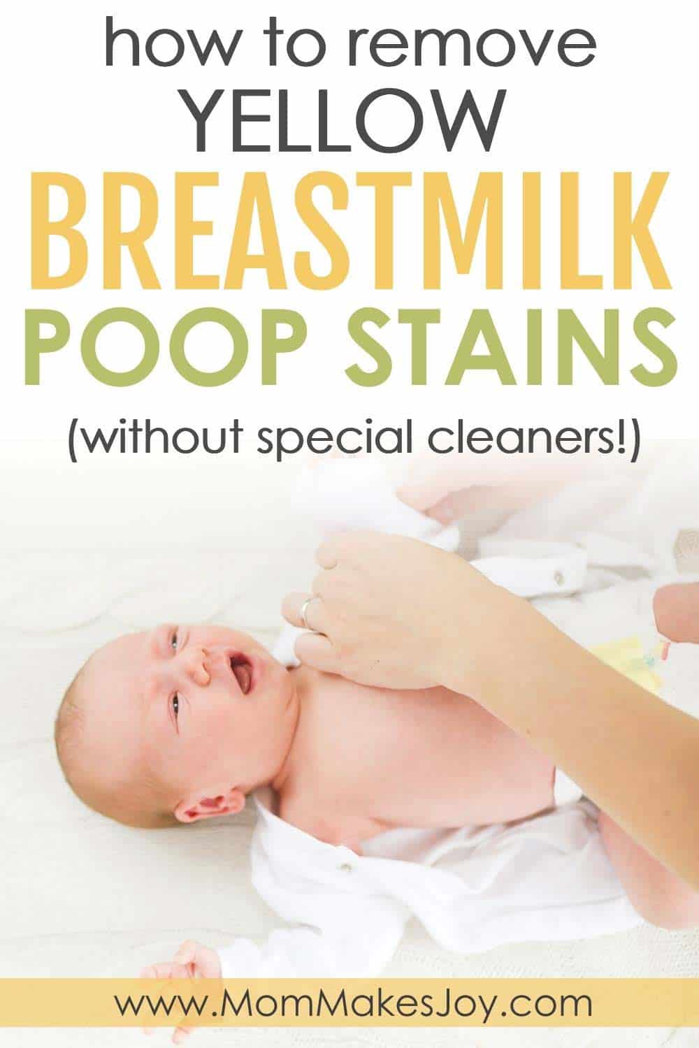 How to Get Baby Poop Out of Clothes