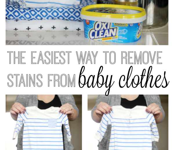How to Get Stains Out of Baby Clothes