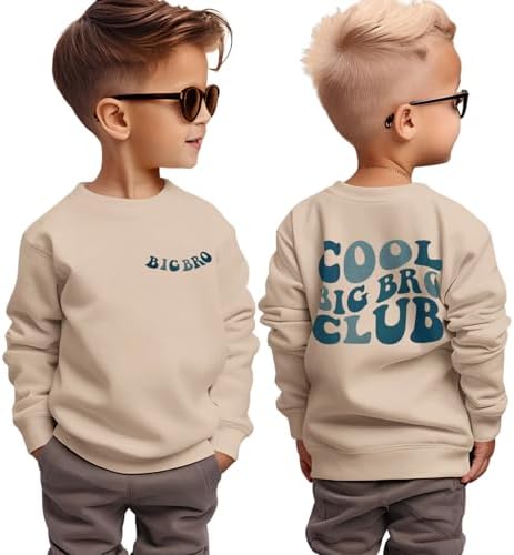 Big Brother Style in Long Sleeve Big Bro Toddler Sweatshirt