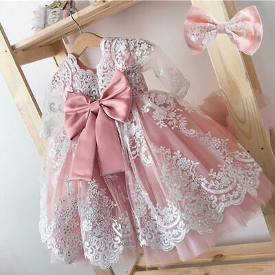 Christening Dress for Baby Girls Aged 1 Year
