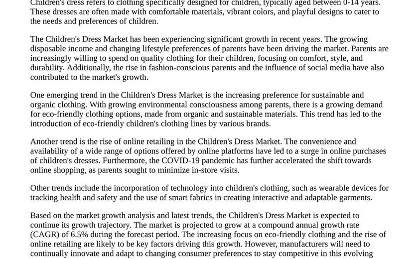 Do Kids Fashion Trends Cater to Various Lifestyles