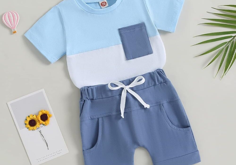 Exploring the Comfort of Little Dude Solid Pants Baby Set