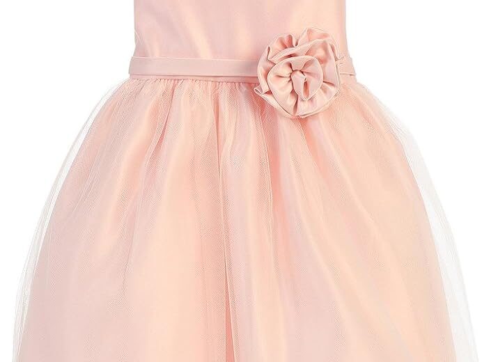 Flower Girl Dress With Bow Details