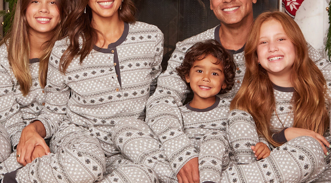 Organic Holiday Pajamas for Families