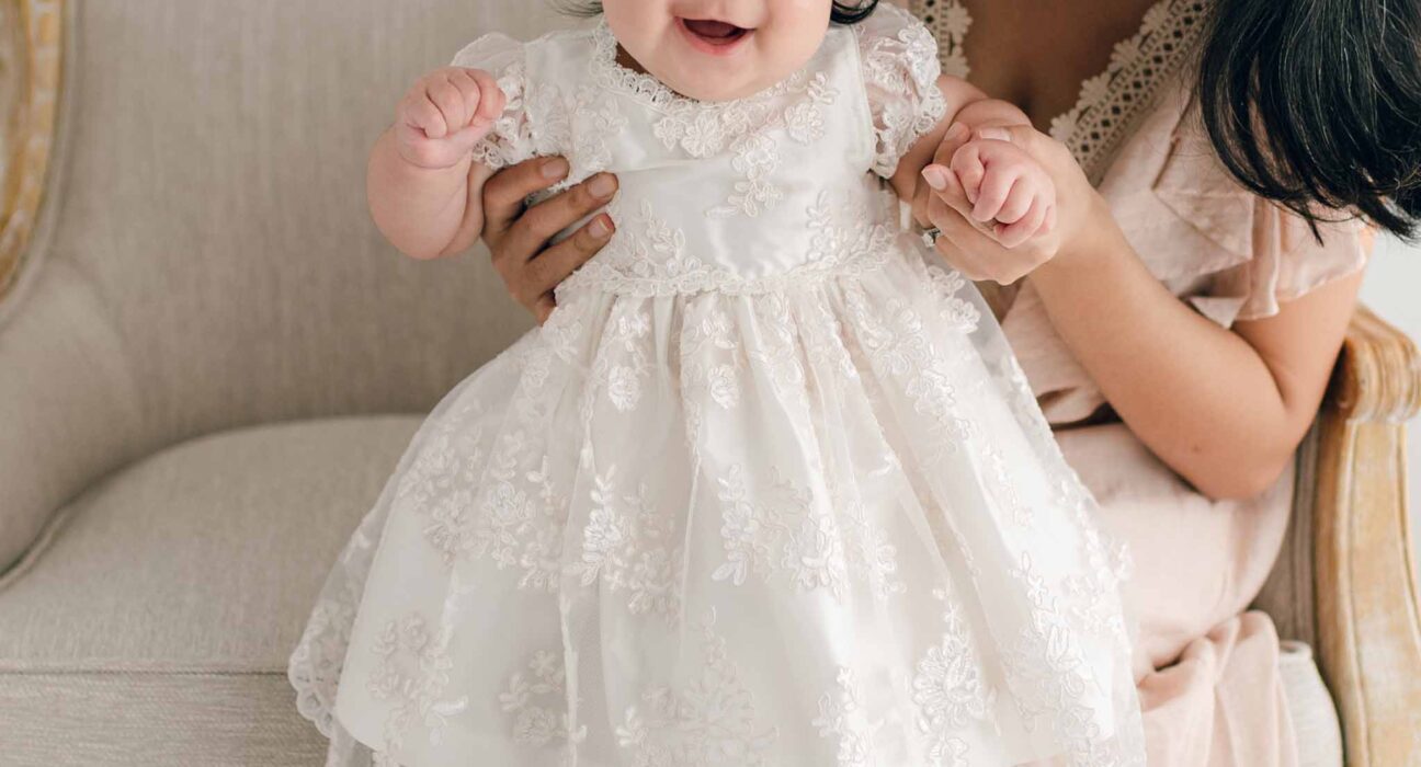 Silk Baptism Dress Options
