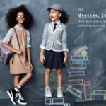 Versatile Looks of Long Sleeve Denim Waistband Toddler Dress