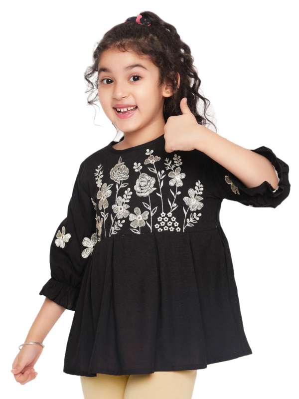 Girls' Floral Tops
