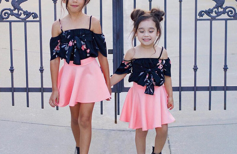 Girls' Floral Tops
