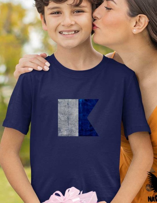 Navy Blue Printed Shirts for Boys