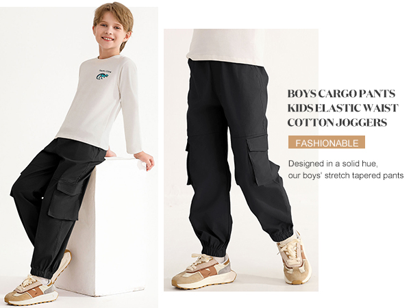 Why Boys Black Corduroy Stretch Joggers Are a Cold Weather Favorite