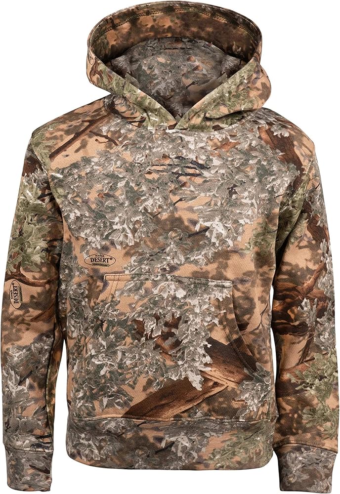 Blend In, Stand Out: Kids Brown Camouflage Jumpsuit