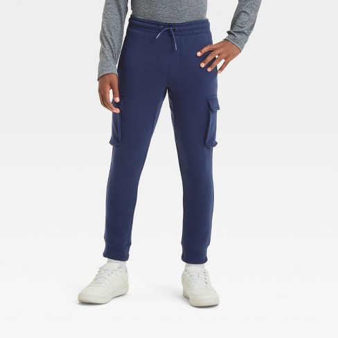 Cargo Stretch Joggers: Boys Navy And Grey Winter Wardrobe Must-Haves