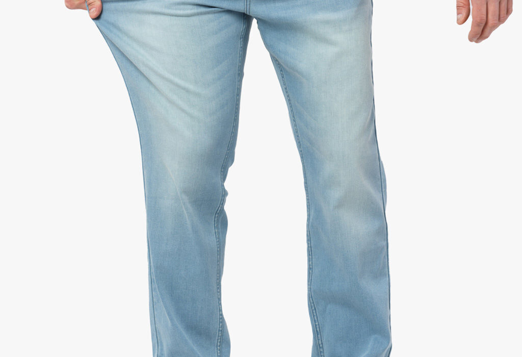 Comfort Meets Style: Boys Light Blue Denim Comfort Fit Joggers