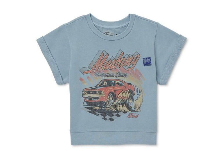 Cruise in Style: Kids Blue Car Printed Denim Shorts