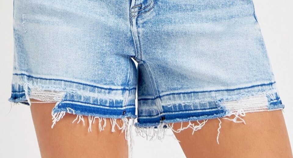 Distressed Denim Shorts: Boys Edgy Summer Look