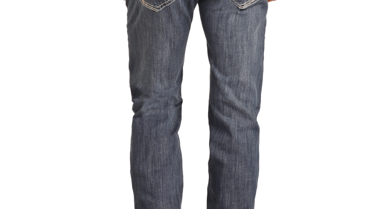 Dual-Tone Blue Slim Fit Jeans: A Trendy Choice for Boys