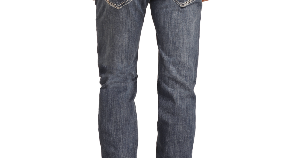 Dual-Tone Blue Slim Fit Jeans: A Trendy Choice for Boys