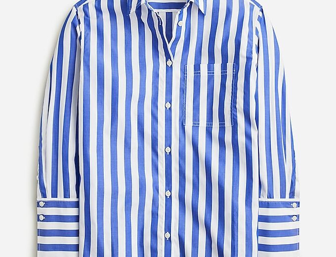 Girls Light Blue Stripe Cotton Tops: A Versatile Wardrobe Staple
