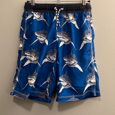 Make a Splash With Boys Blue Fish Print Shorts