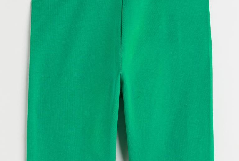 Neon Brights: Kids Orange And Green Cotton Stretch Shorts for Active Days