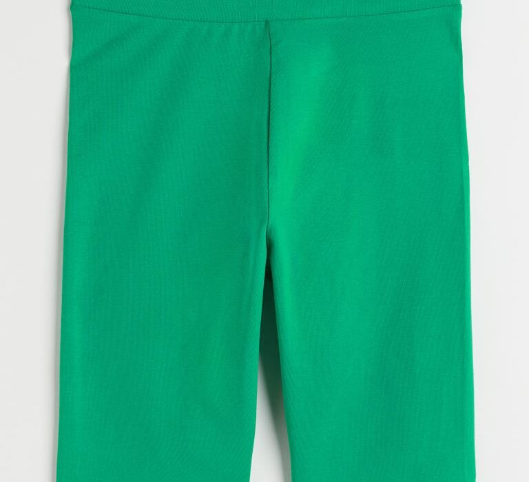 Neon Brights: Kids Orange And Green Cotton Stretch Shorts for Active Days