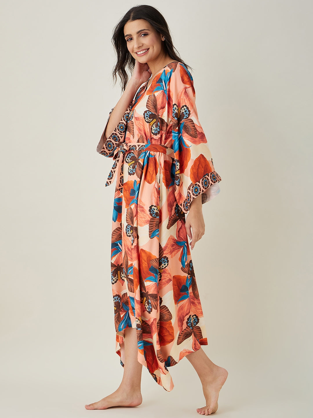 Peach Perfect: Girls Floral Print Tops for a Sweet And Chic Look
