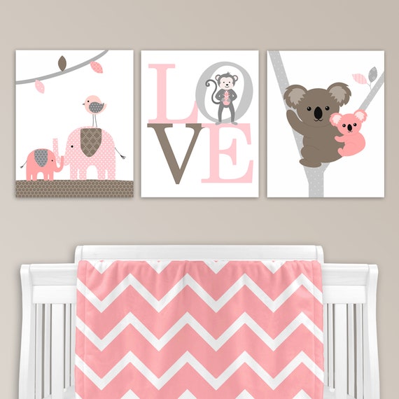 Playful Prints: Kids Pink Monkey Print And Navy Flamingo Print Shirts