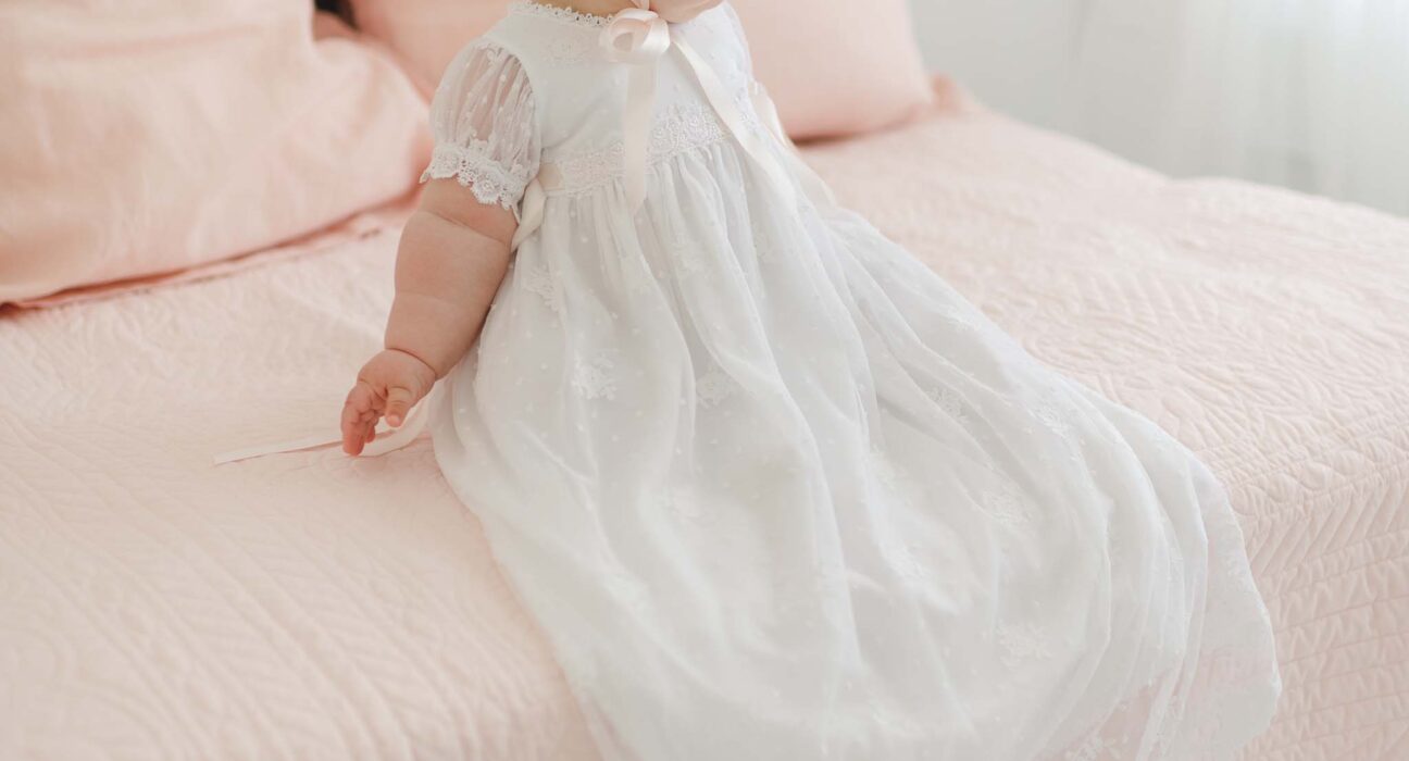 Satin Christening Gowns: Luxurious Styles for Your Little One
