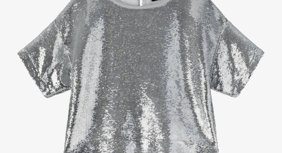 Sparkle in Style: Girls Grey Sequin Tops for a Glamorous Look