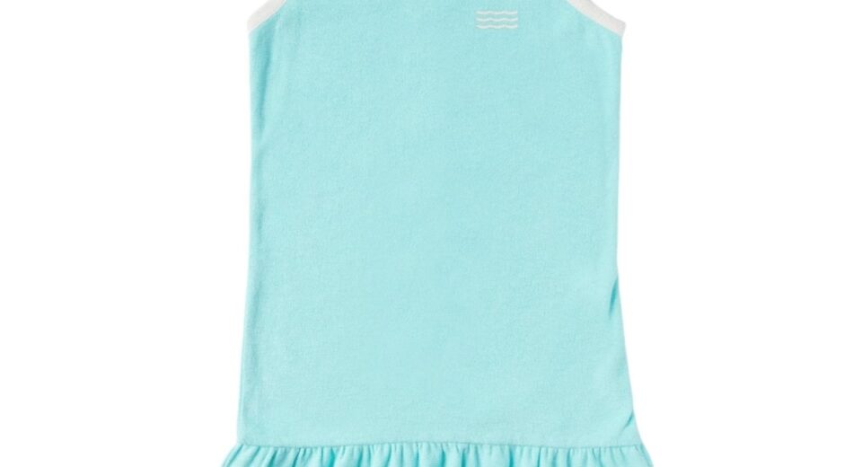 Sporty Looks: Kids Teal Blue Crop Tops for Active Fun