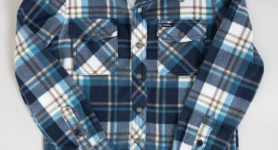 Stay Warm in Style: Kids Grey Red Flannel Shirts