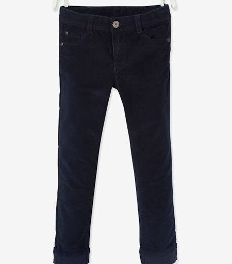 Why Boys Navy Blue Slim Fit Corduroy Trousers Are Perfect for Winter Wardrobes