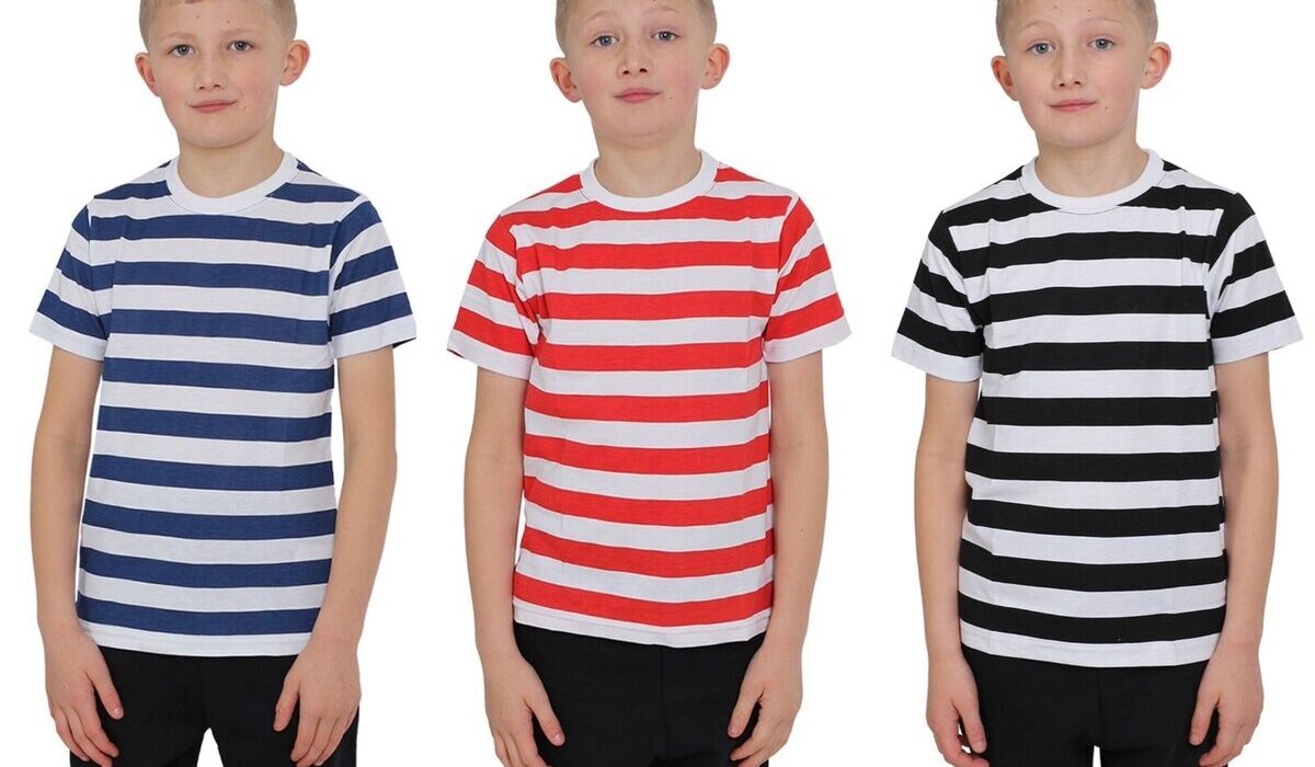 Why the White Camera Printed Stripe Shirt is a Hit With Boys