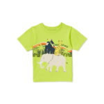 Dinosaur Love: Boys Navy Aop Dino Print T-Shirts for Young Explorers