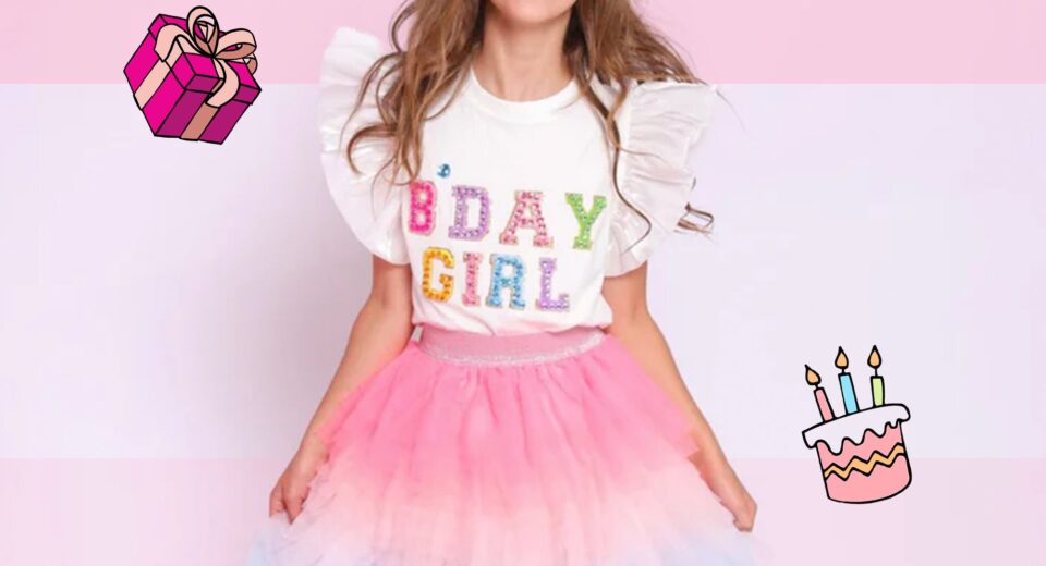 Fun Birthday Tee Shirts For Little Girls And How To Style Them