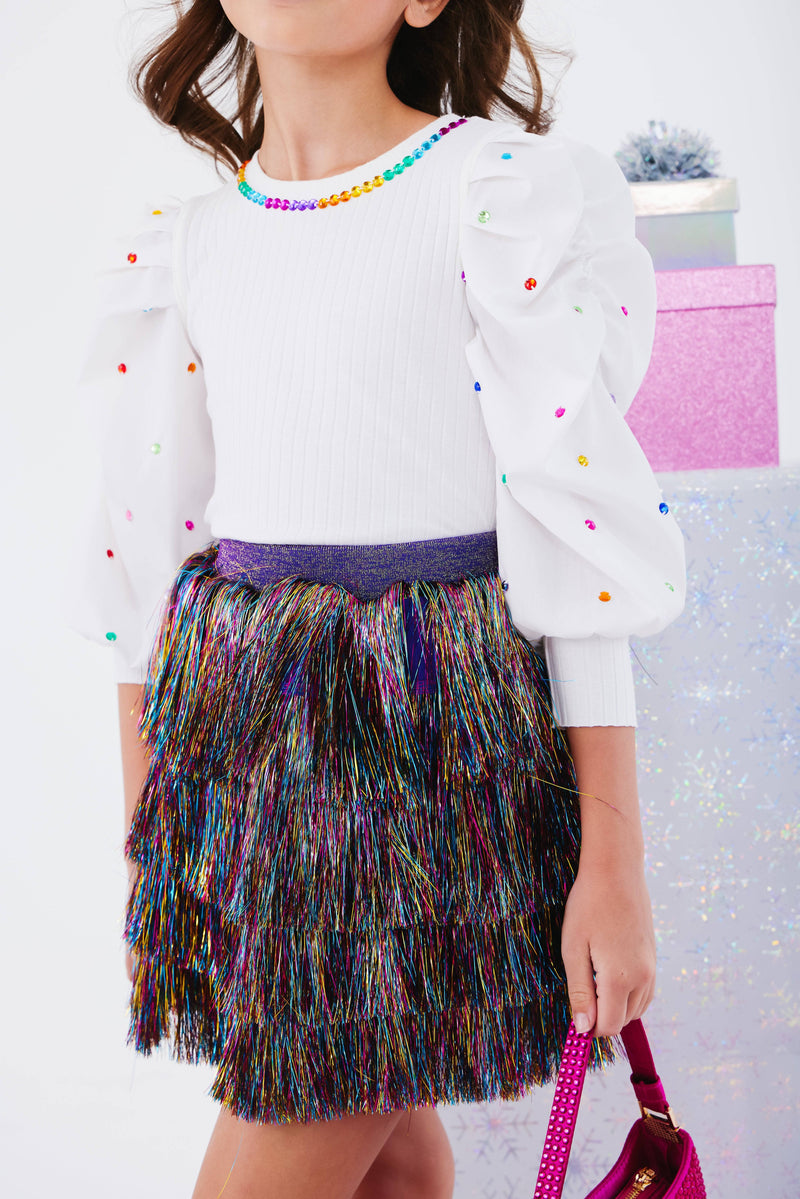 Gem Queen Puff Sleeve Blouse Preorder Ships 10/30