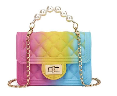 Mini Tie Dye Coco Pearls Purse