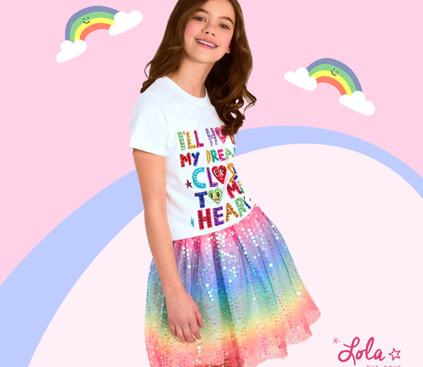 Styling A Rainbow Skirt For Girls All The Cutest Ideas