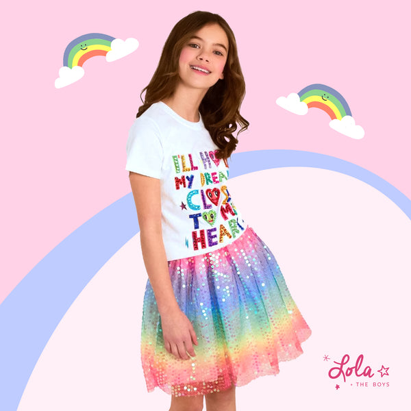 Styling A Rainbow Skirt For Girls All The Cutest Ideas