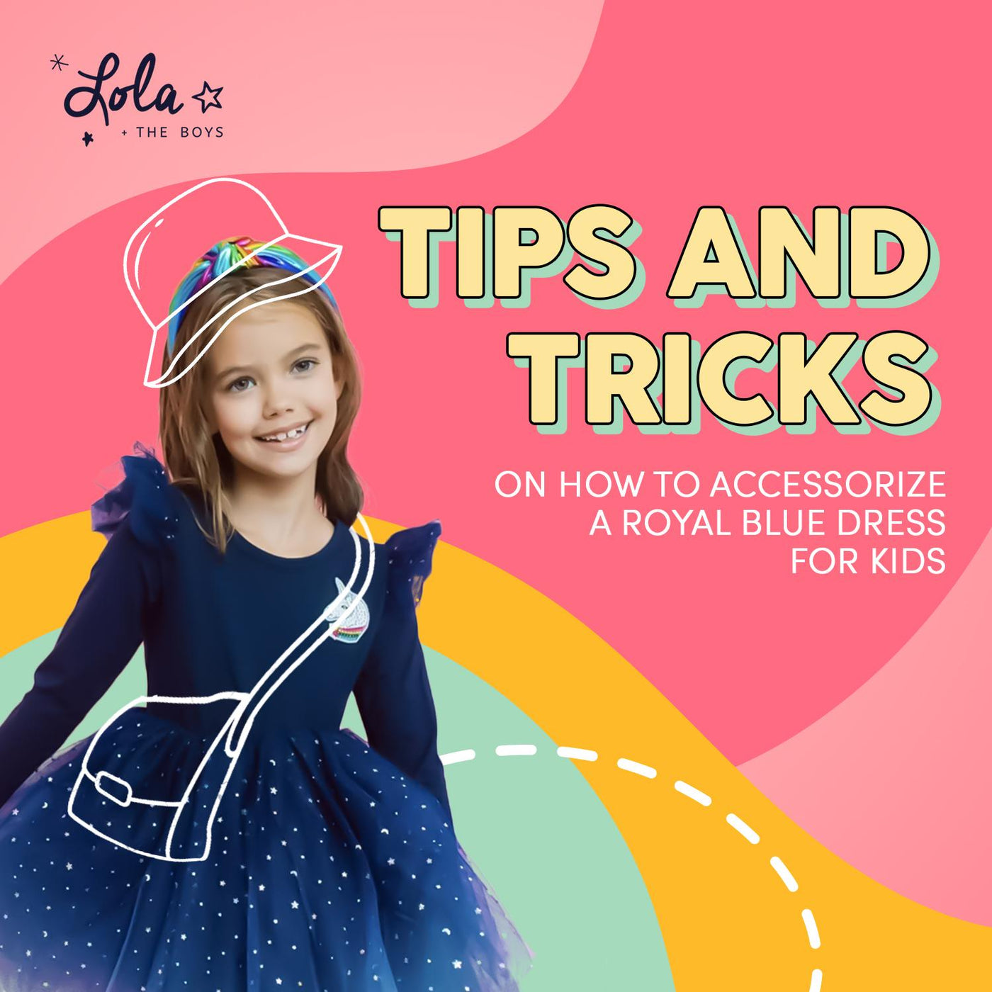 Tips And Tricks On How To Accessorize A Royal Blue Dress For Kids