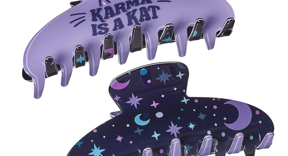 Two Sided Large Claw Clips Karma Kat
