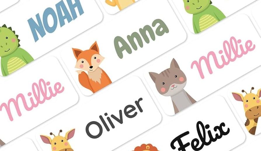 Personalized Clothing Tags for Kids
